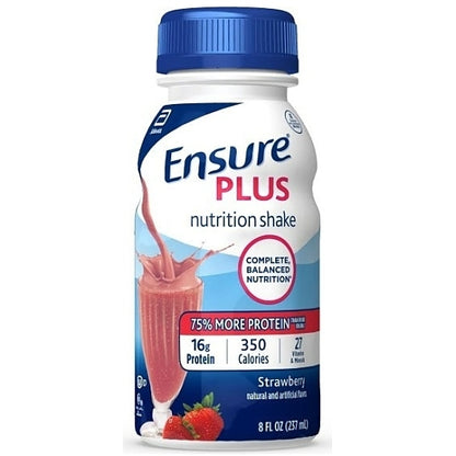 Ensure Plus Strawberry, 4 x 6 x 8 fl oz Case - DOT product image 2