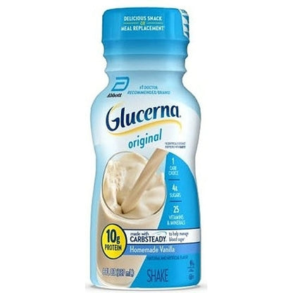 Glucerna Vanilla Shake, 4 x 6 x 8 fl oz Case - Health & Personal Care