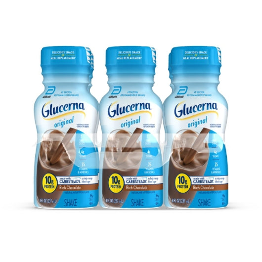 Glucerna Shake Creamy Chocolate Delight, 4 x 6 x 8 fl oz Case - DOT product image 6
