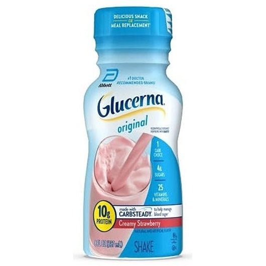 Glucerna Shake Strawberries & Creme, 4 x 6 x 8 fl oz Case - DOT product image 3