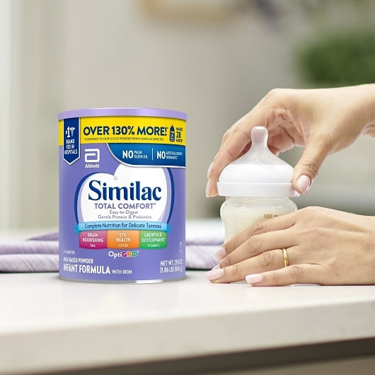 Similac Total Comfort Easy to Digest Milk-Based Powder Infant Formula Can With Iron, 6 x 12.6 oz Case - DOT product image 8