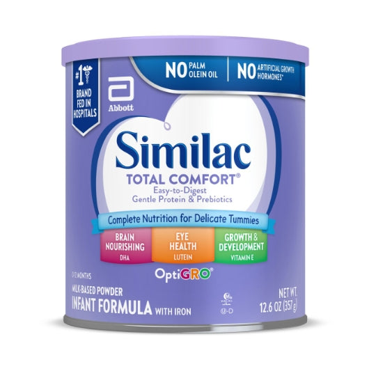 Similac Total Comfort Easy to Digest Milk-Based Powder Infant Formula Can With Iron, 6 x 12.6 oz Case - DOT product image 5