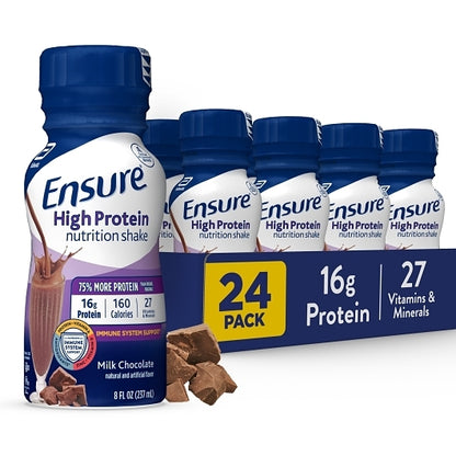 Ensure Drink High Protein Chocolate For Muscle Health, 4 x 48 fl oz Case - DOT product image 8