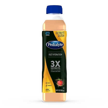 Pedialyte Apple Flavored Electrolyte Solution, 12 x 500 ML Case - DOT product image 6