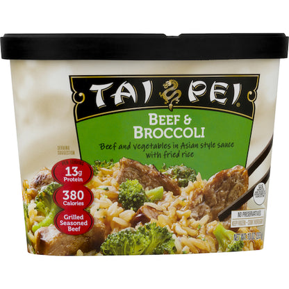 Tai Pei Beef & Broccoli, 6 x 10 oz Case - Frozen Meat & Seafood