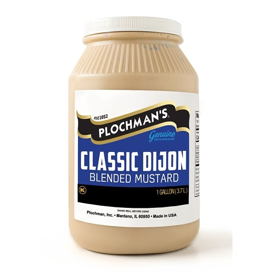 Plochmans Premium Dijon Mustard Bulk, 2 x 1 GA Case - DOT product image 2