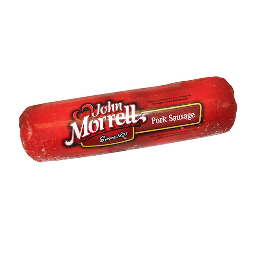 John Morrell Sausage Pork Sausage Roll, 8 x 3.01 lb Case - Frozen Meat & Seafood