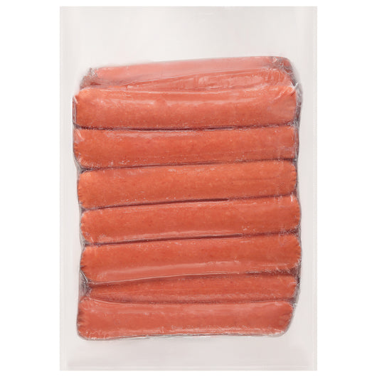 Gourmet All Beef John Morrell 4:1 All Beef Gourmet Roller Grill Ready Frank, 2 x 5 lb Case - Frozen Meat & Seafood