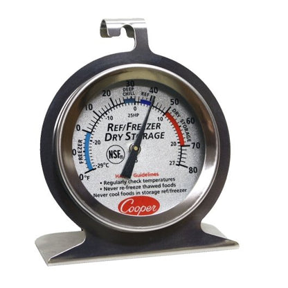 Cooper Negative 20 80F Refrigerated Freezer Thermometer, 1 x 1 each Case - Refrigeration Equipment
