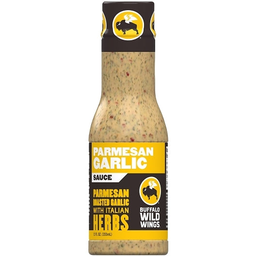 Buffalo Wild Wings Parmesan Garlic Sauce, 6 x 12 fl oz Case - Condiments & Sauces