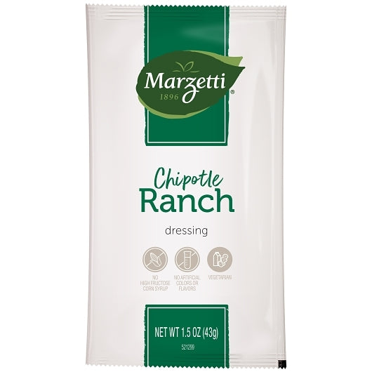 Marzetti Chipotle Ranch Dressing Single Serve, 60 x 1.5 oz Case - Condiments & Sauces