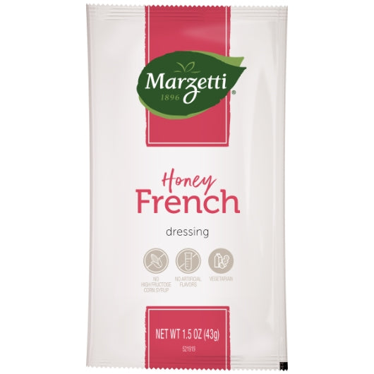 Marzetti Honey French Dressing Single Serve, 120 x 1.5 oz Case - Condiments & Sauces