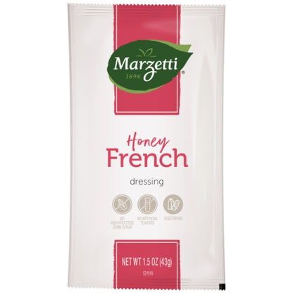 Marzetti Honey French Dressing Single Serve, 120 x 1.5 oz Case - Condiments & Sauces
