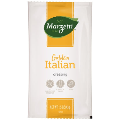 Marzetti Golden Italian Dressing Single Serve Packets, 60 x 1.5 oz Case - Condiments & Sauces