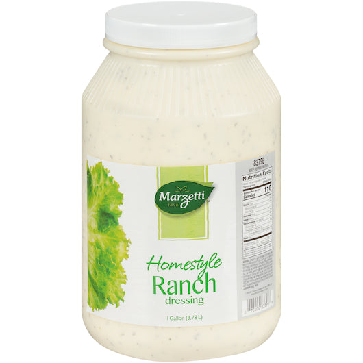 Marzetti Homestyle Ranch Dressing Bulk, 4 x 1 GA Case - Condiments & Sauces