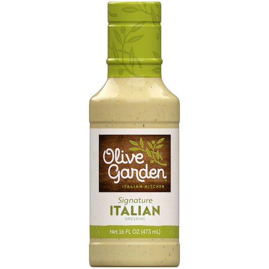 Olive Garden Signature Italian Dressing, 12 x 16 fl oz Case - Condiments & Sauces