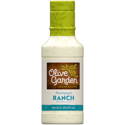 Olive Garden Parmesan Ranch Dressing Bottle, 6 x 16 fl oz Case - Condiments & Sauces