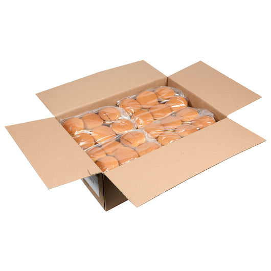 Flowers Foods 4 Inch Whole Grain Sliced HAMBURGER BUN, 96 x 4 oz Case - DOT product image 2