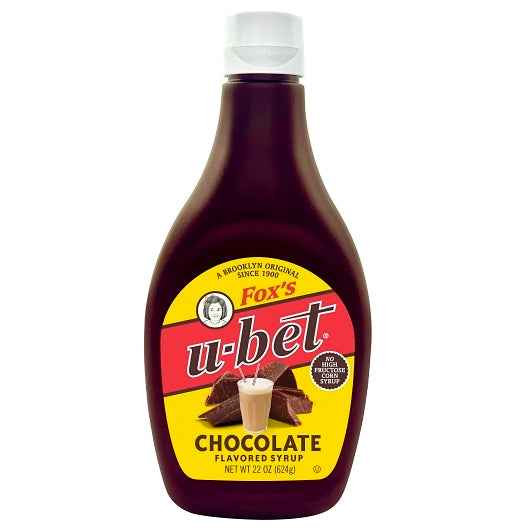Foxs Ubet ORIGINAL CHOCOLATE FLAVOR SYRUP, 12 x 1 each Case - DOT product image 2