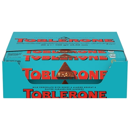 Toblerone Candy Chocolate Bar Almond With Sea Salt, 4 x 20 x 3.52 oz Case - DOT product image 8