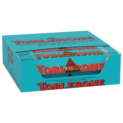 Toblerone Candy Chocolate Bar Almond With Sea Salt, 4 x 20 x 3.52 oz Case - DOT product image 5