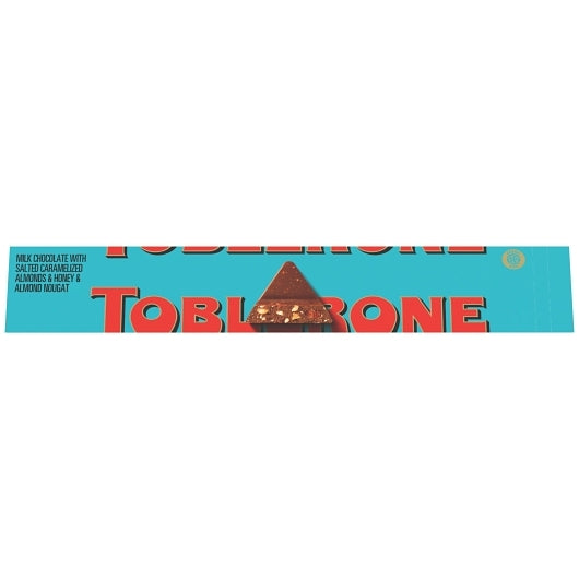 Toblerone Candy Chocolate Bar Almond With Sea Salt, 4 x 20 x 3.52 oz Case - DOT product image 3