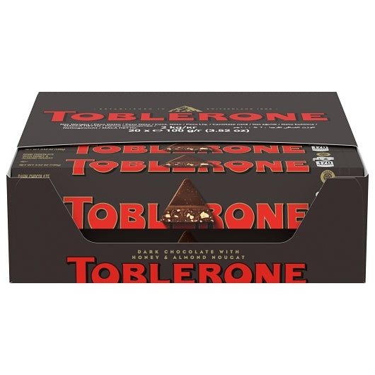 Toblerone Candy Chocolate Bar Dark Chocolate, 4 x 20 x 3.52 oz Case - DOT product image 6