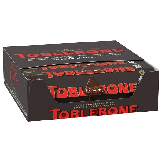 Toblerone Candy Chocolate Bar Dark Chocolate, 4 x 20 x 3.52 oz Case - DOT product image 4