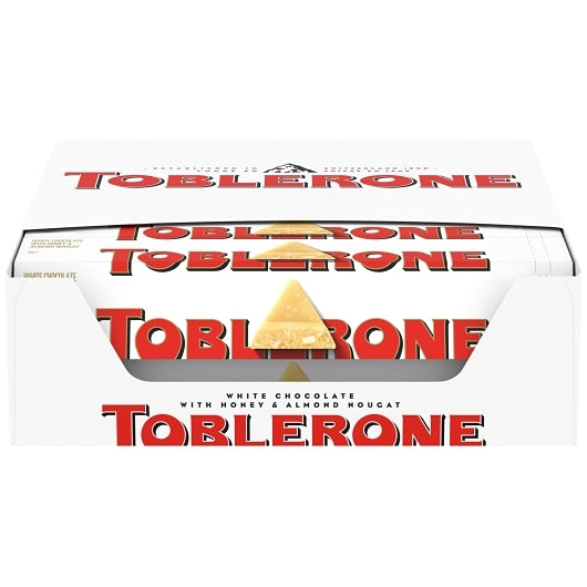 Toblerone Candy Chocolate Bar White Chocolate, 4 x 20 x 3.52 oz Case - DOT product image 2