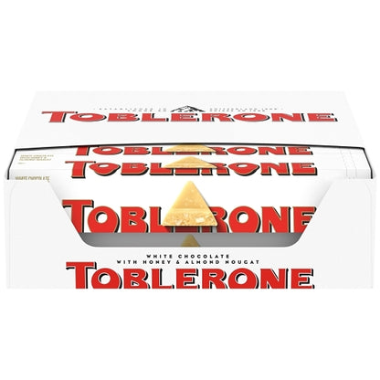 Toblerone Candy Chocolate Bar White Chocolate, 4 x 20 x 3.52 oz Case - DOT product image 2