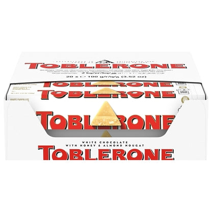 Toblerone Candy Chocolate Bar White Chocolate, 4 x 20 x 3.52 oz Case - DOT product image 8