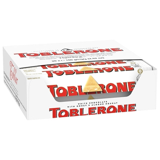 Toblerone Candy Chocolate Bar White Chocolate, 4 x 20 x 3.52 oz Case - DOT product image 6