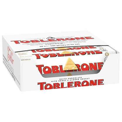Toblerone Candy Chocolate Bar White Chocolate, 4 x 20 x 3.52 oz Case - DOT product image 6