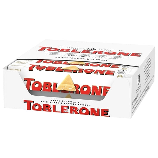 Toblerone Candy Chocolate Bar White Chocolate, 4 x 20 x 3.52 oz Case - DOT product image 7