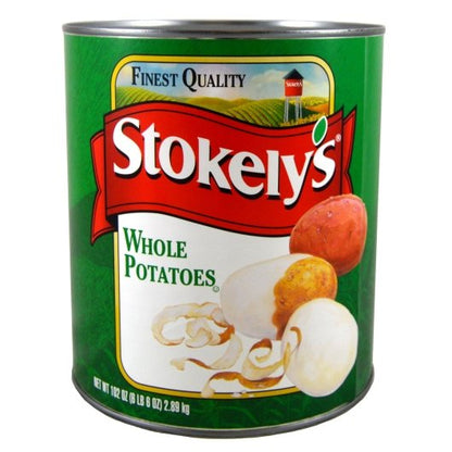 Stokely Fancy Whole Potatoes, 6 x 102 oz Case - Fruit & Sides