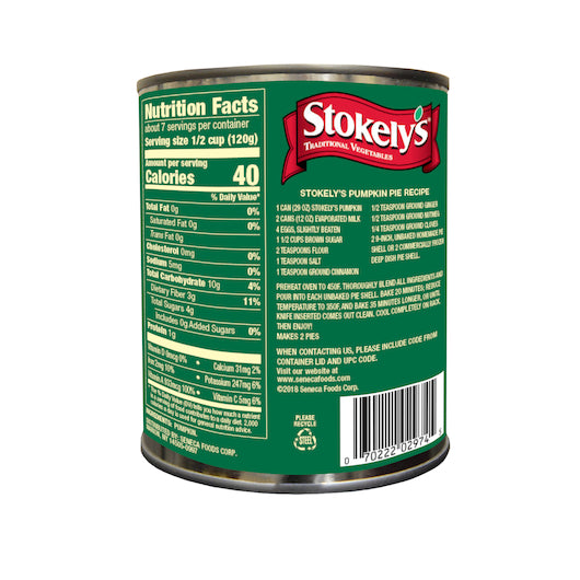Stokely PUMPKIN, 12 x 29 oz Case - DOT product image 2
