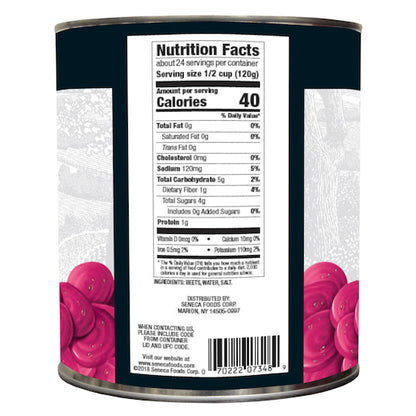 Hart Salad Sliced Beets, 6 x 104 oz Case - DOT product image 2