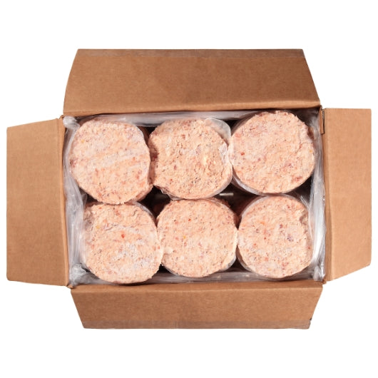 Farmland Formax 58% Lean Silver Medal Sausage Patty, 1 x 13.5 lb Case - DOT product image 3