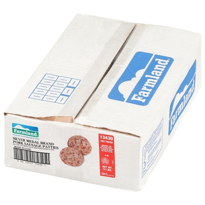 Farmland Formax 58% Lean Silver Medal Sausage Patty, 1 x 13.5 lb Case - DOT product image 7