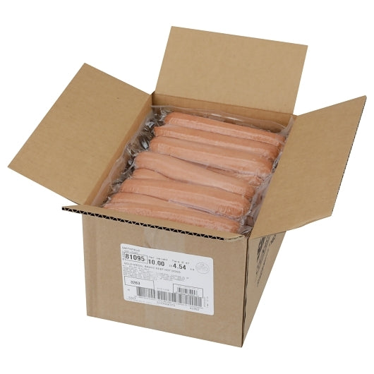 Smithfield Farmland Gold Medal Beef Hot Dog, 2 x 5.47 lb Case - DOT product image 5