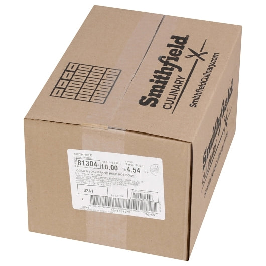 Smithfield Farmland Gold Medal 5/1 Beef Hot Dogs, 2 x 5.02 lb Case - DOT product image 6