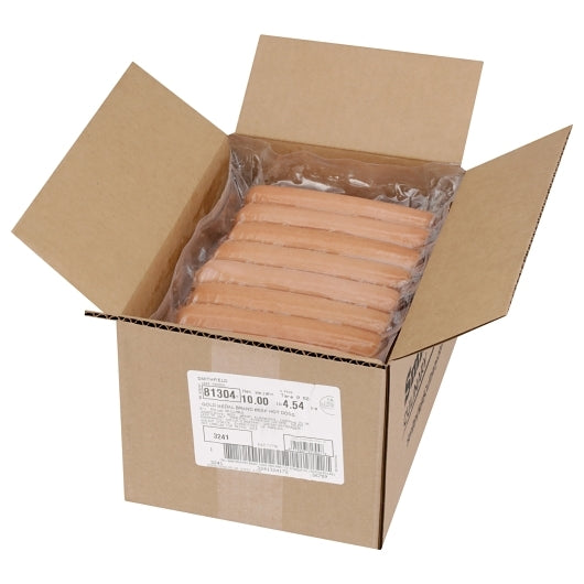 Smithfield Farmland Gold Medal 5/1 Beef Hot Dogs, 2 x 5.02 lb Case - DOT product image 5