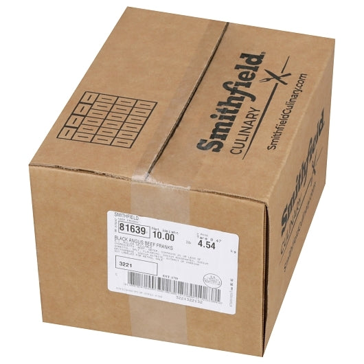 Smithfield Farmland Black Angus 5/1 Beef Franks, 2 x 5.02 lb Case - Frozen Meat & Seafood