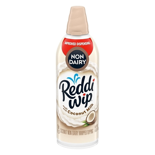Reddi Wip Non Non-Dairy Coconut Milk Whipped Cream, 6 x 6 oz Case - Bakery & Desserts
