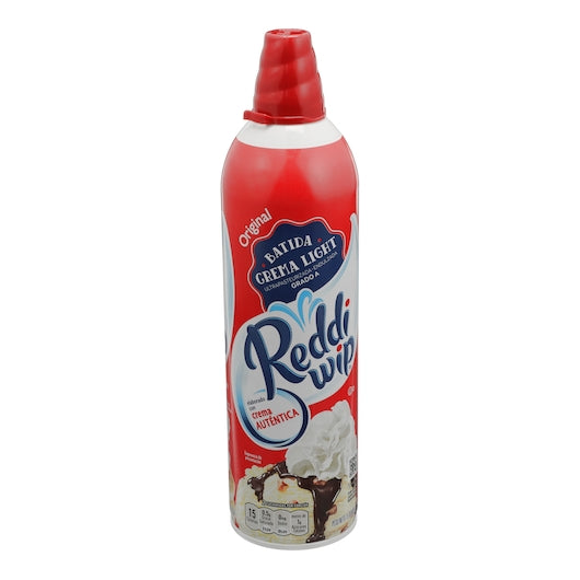 Reddi Wip Real Cream Light Whipped Topping, 12 x 15 oz Case - DOT product image 2