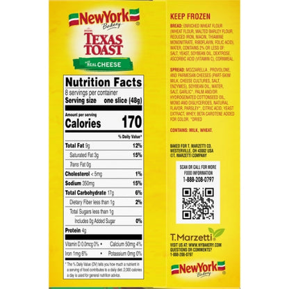 New York TEXAS TOAST WITH CHEESE, 12 x 13.5 oz Case - DOT product image 7