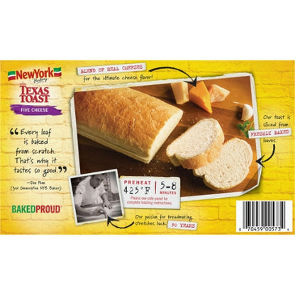 New York Five CHEESE TEXAS TOAST, 12 x 13.5 oz Case - DOT product image 7