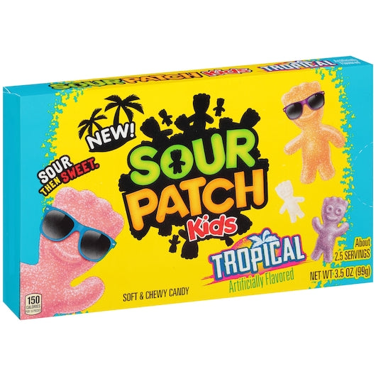 Sour Patch Fat Free Tropical Soft Candy Box, 12 x 3.5 oz Case - DOT product image 4