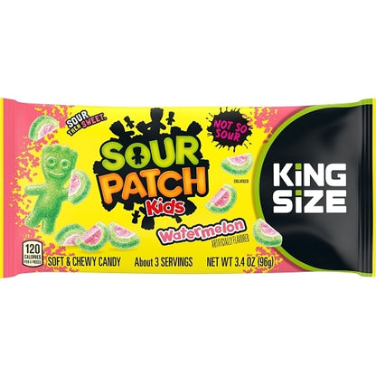 Sour Patch Watermelon Fat Free Soft Candy Gummy Candy King Size, 8 x 18 x 3.4 oz Case - DOT product image 2