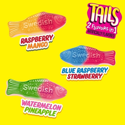Swedish Fish Soft Candy Tales, 12 x 8 oz Case - Candy & Confections